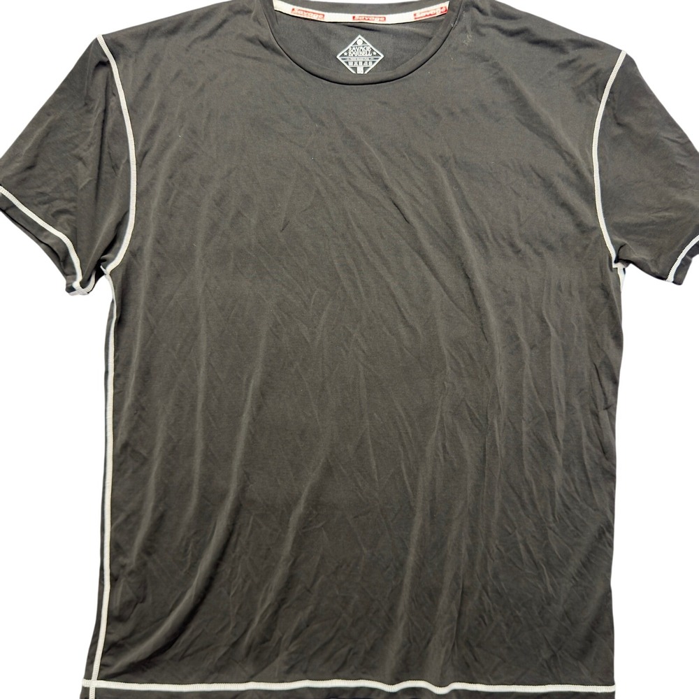 Savage Barbell T-Shirt Mens 2XL Gray Training‎ Gym CrossFit Athleisure Workout
